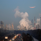 A tiny preview of the realities of Cancer Alley. These are gas refineries in St. Charles Parish, Louisiana, through where next week’s march will run.